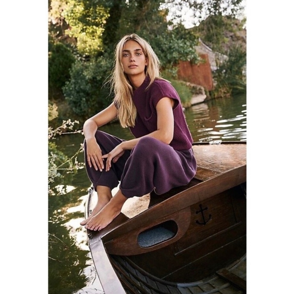 Free People Purple Lounge Set